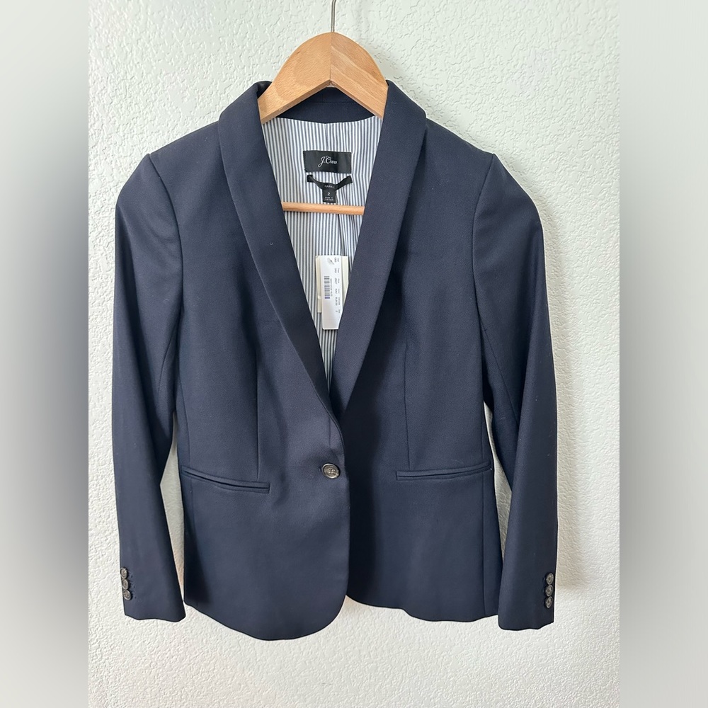 Jcrew Parke Women’s Navy Blazer, with tags, size 2